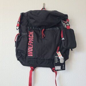 Adidas North Carolina Wolfpack Collegiate Utility Premium Backpack GA5335